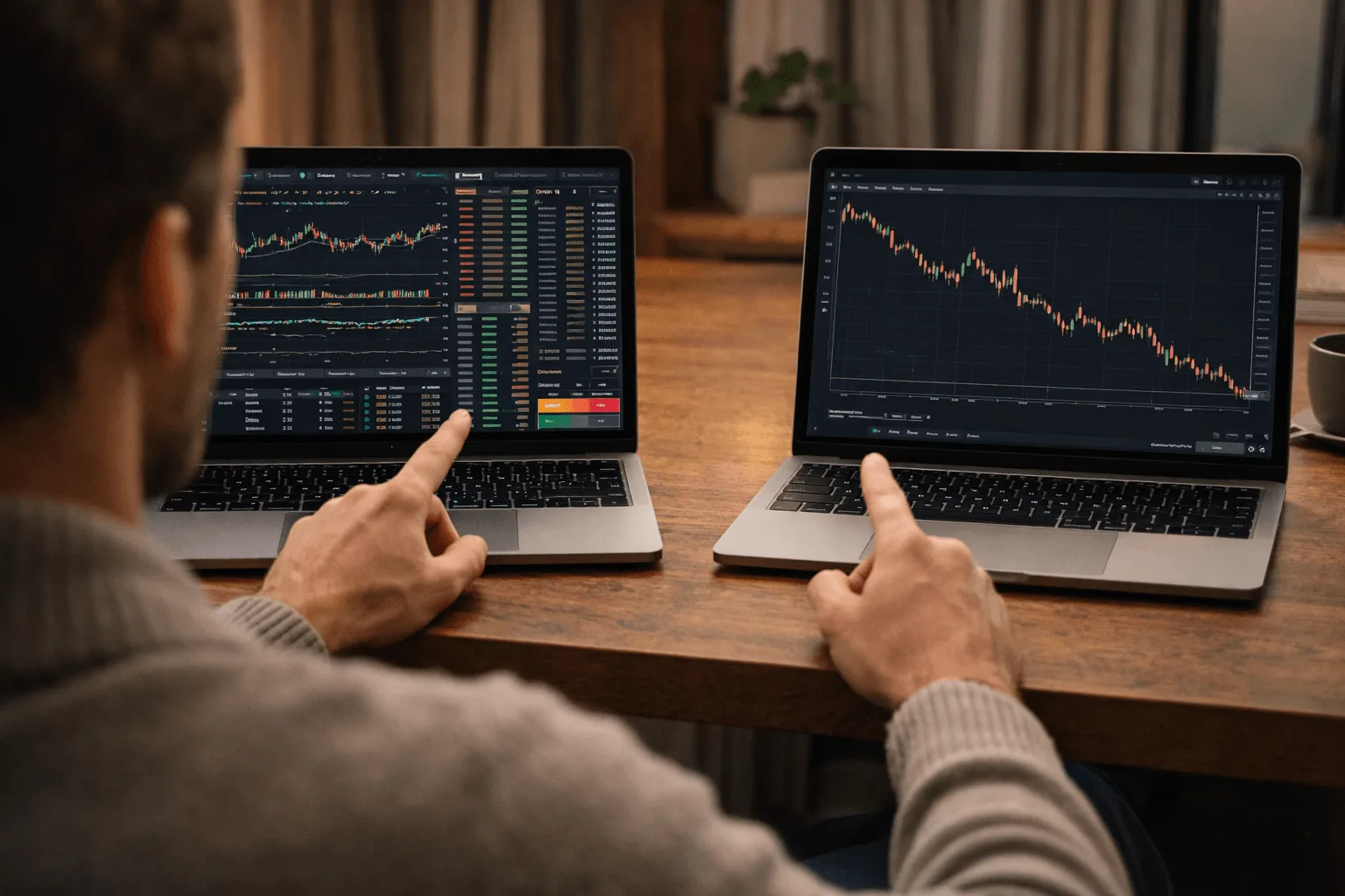 comparison between active crypto trading and long term holding