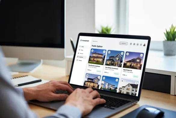 investing in tokenized real estate through online platform
