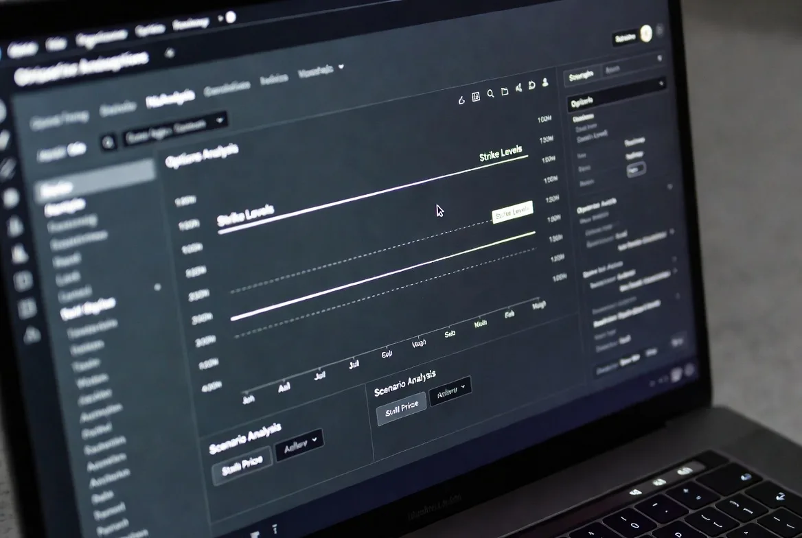 analyzing crypto options strategy with strike levels