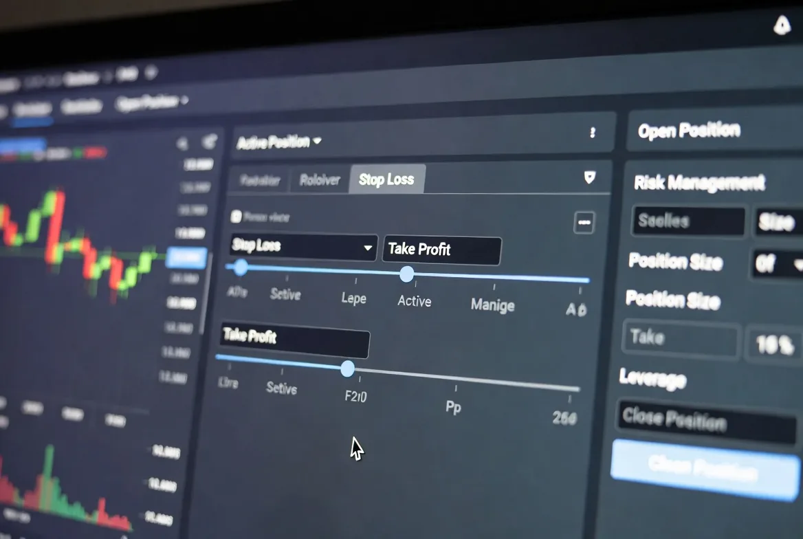 managing leveraged crypto position with risk controls