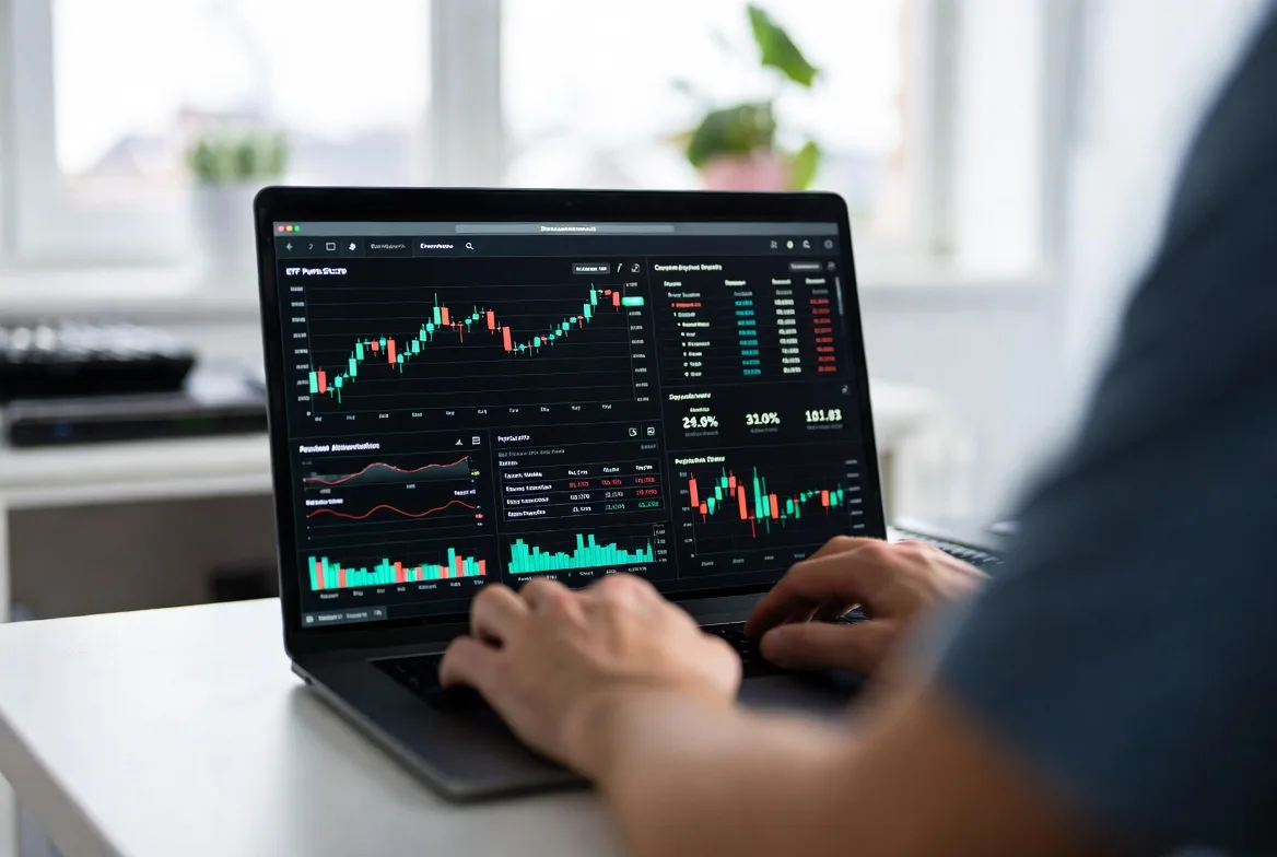 comparing bitcoin ETF and crypto stocks portfolio