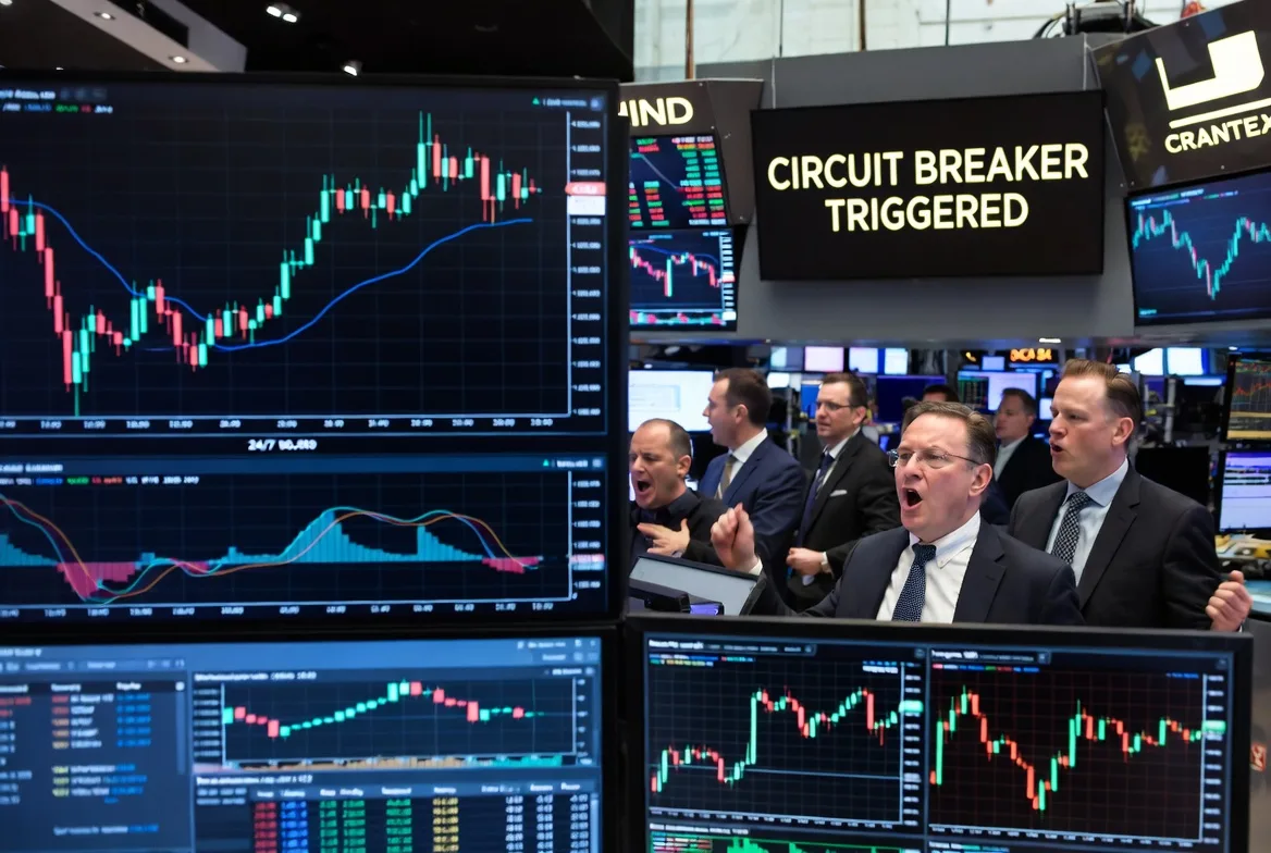 Crypto market crash compared to traditional stock market behavior