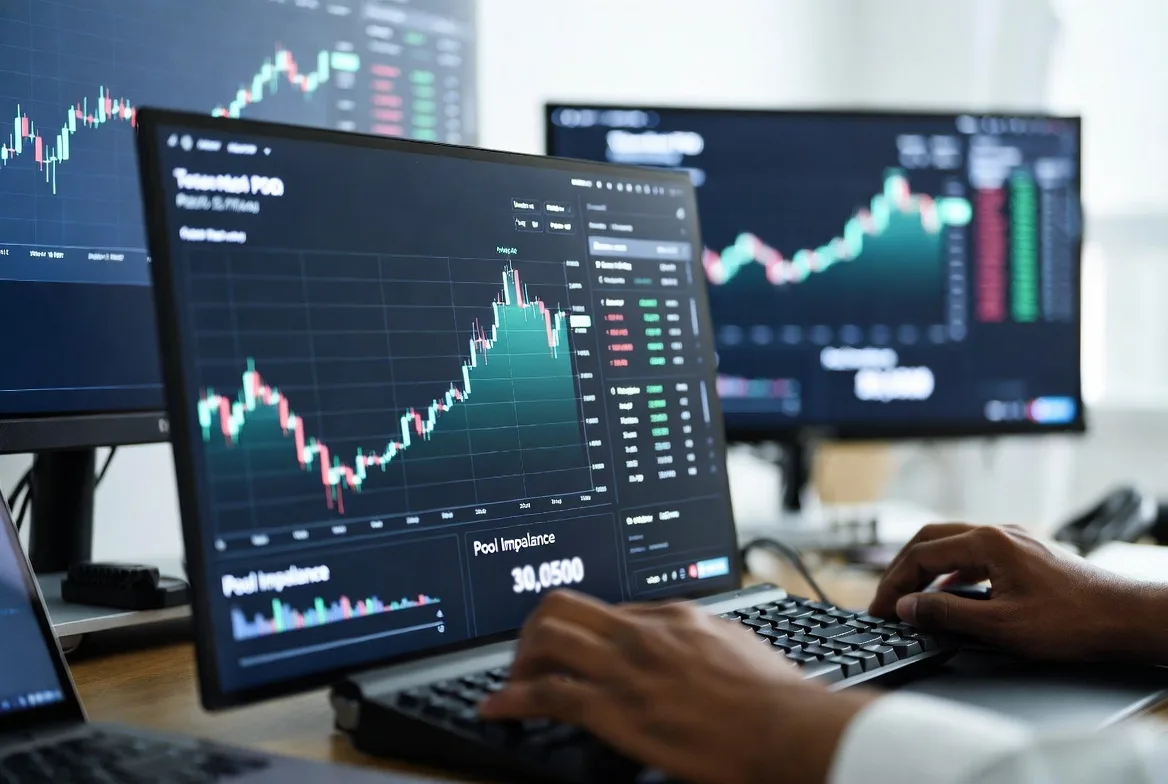 Price changes driven by pool balance