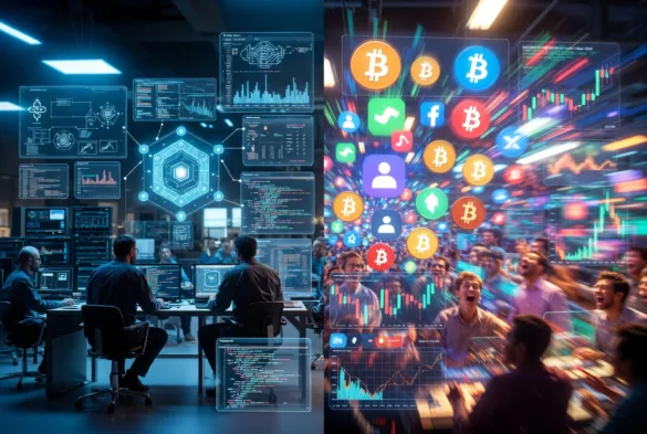 Hype and utility follow different paths